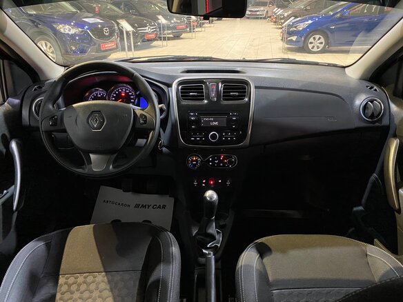 2014 Renault Logan II, красный - вид 16