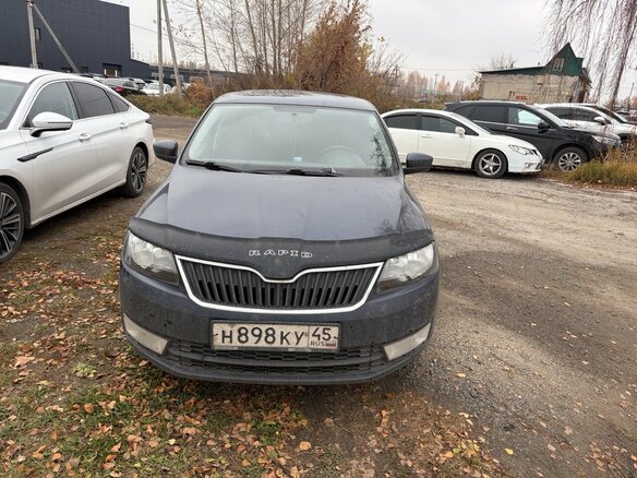 2014 Skoda Rapid I, синий, 830000 рублей