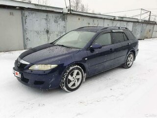 2005 Mazda 6 I (GG), синий, 450000 рублей, вид 2