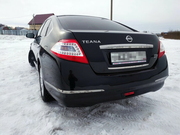 2011 Nissan Teana II (J32) Рестайлинг, чёрный - вид 18