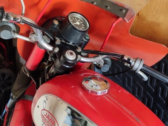 1980 Jawa 250, красный, 300000 рублей - вид 4