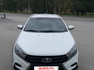 2019 Lada (ВАЗ) Vesta SW I, белый, 1100000 рублей, вид 2