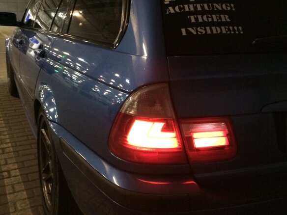 2004 BMW 3 серии 330d IV (E46) Рестайлинг, голубой - вид 5