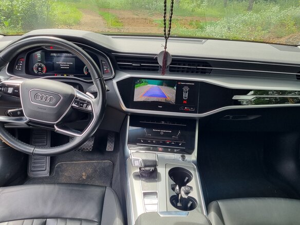 2021 Audi A6 40 TDI V (C8), чёрный, 3700000 рублей - вид 8