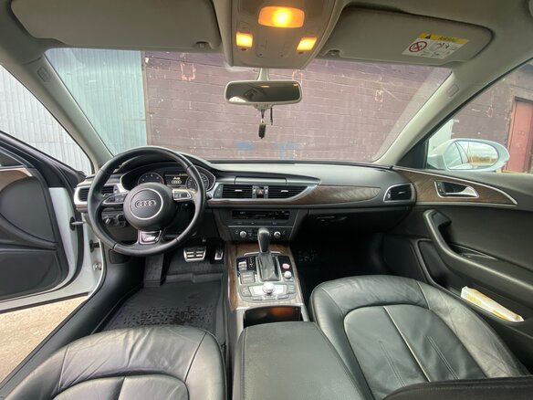 2015 Audi A6 IV (C7) Рестайлинг, белый, 1850000 рублей - вид 7