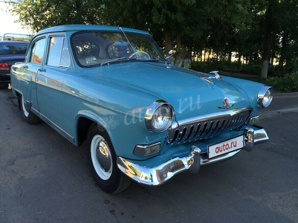 1962 ГАЗ 21 «Волга», голубой - вид 10