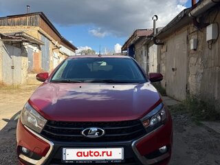 2016 Lada (ВАЗ) Vesta I, красный, 680000 рублей, вид 1