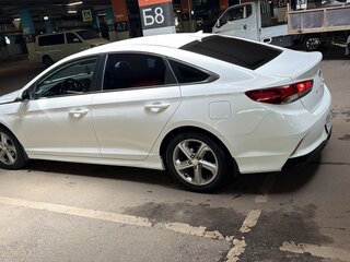 2019 Hyundai Sonata VII (LF) Рестайлинг, белый, 2100000 рублей, вид 5