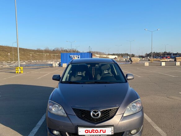 2008 Mazda 3 I (BK) Рестайлинг, серый, 610000 рублей - вид 2