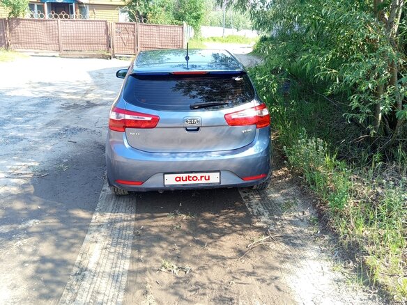 2012 Kia Rio 4-speed III, голубой - вид 1