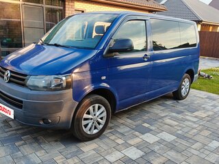 2010 Volkswagen Transporter T5 Рестайлинг, синий, 1400000 рублей, вид 1