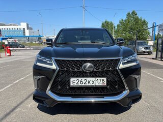 2019 Lexus LX 570 III Рестайлинг 2, чёрный, 7000000 рублей, вид 2