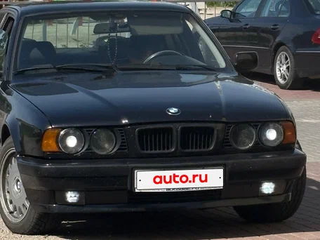 1995 BMW 5 серии 520i III (E34), чёрный, 370000 рублей, вид 1