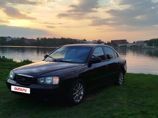 2002 Hyundai Elantra III (XD), чёрный, 199000 рублей, вид 1