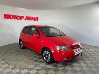 2006 Chevrolet Aveo I, красный, 299000 рублей, вид 3