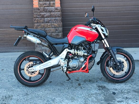 2008 Yamaha MT-03, красный, 365000 рублей