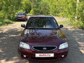 2008 Hyundai Accent ТагАЗ II, красный, 450000 рублей, вид 1