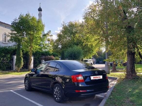 2014 Skoda Octavia III (A7), чёрный, 990000 рублей