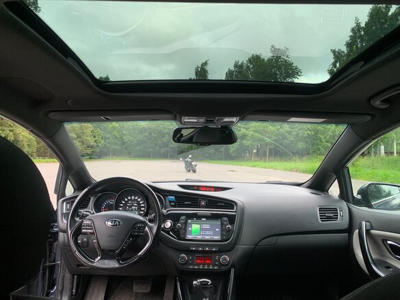 2016 Kia Ceed II Рестайлинг, синий, 1290000 рублей - вид 10