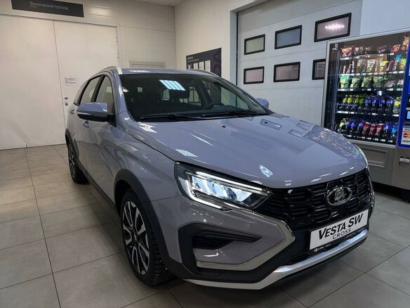 2026 Lada (ВАЗ) Vesta SW Cross I Рестайлинг (NG), серый - вид 2