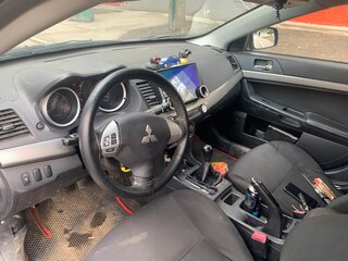 2011 Mitsubishi Lancer X Рестайлинг, синий, 570000 рублей, вид 5