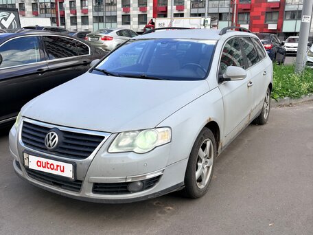 2007 Volkswagen Passat B6, серебристый, 400000 рублей, вид 1
