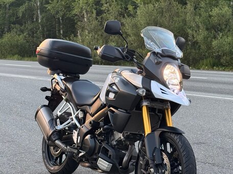 2014 Suzuki V-Strom 1000, белый, 750000 рублей, вид 1