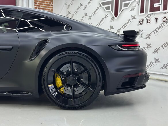 2021 Porsche 911 Turbo VIII (992), чёрный, 19500000 рублей - вид 32