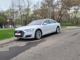 2018 Audi A8 Long 55 TFSI IV (D5), белый, 4500000 рублей, вид 1