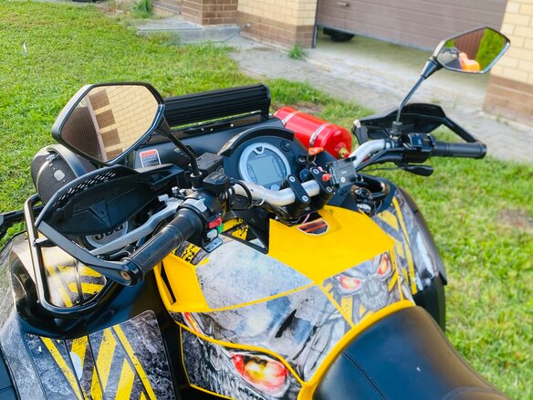 2012 BRP Can-Am Outlander 800, жёлтый, 850000 рублей - вид 10
