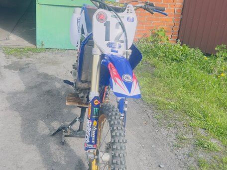2005 Yamaha YZ450F, синий, 280000 рублей, вид 1