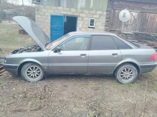 1992 Audi 80 V (B4), серебристый, 230000 рублей, вид 3