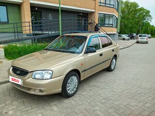 2006 Hyundai Accent ТагАЗ II, бежевый, 199000 рублей, вид 2