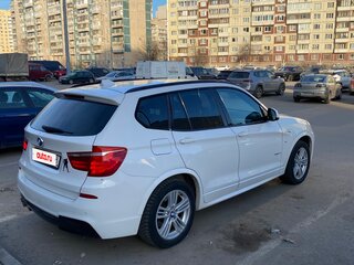 2014 BMW X3 28i xDrive II (F25) Рестайлинг, белый, 2600000 рублей, вид 4