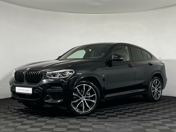 2021 BMW X4 30d II (G02), чёрный