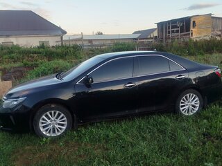 2015 Toyota Camry VII (XV50) Рестайлинг, чёрный, 1650000 рублей, вид 5