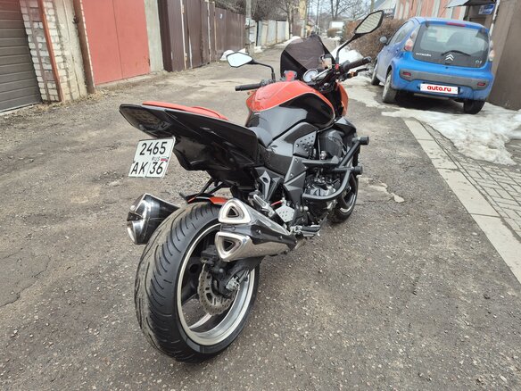 2009 Kawasaki Z 1000, оранжевый, 460000 рублей - вид 7