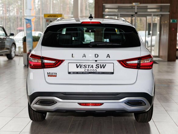 2026 Lada (ВАЗ) Vesta SW Cross I Рестайлинг (NG), белый - вид 3