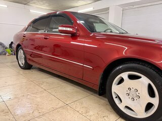 2003 Mercedes-Benz S-Класс 350 IV (W220) Рестайлинг, красный, 900000 рублей, вид 4