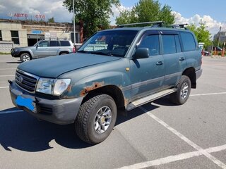 2004 Toyota Land Cruiser 100 Series Рестайлинг 1, зелёный, 1300000 рублей, вид 1