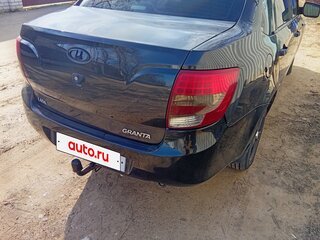 2013 Lada (ВАЗ) Granta I, чёрный, 435000 рублей, вид 4