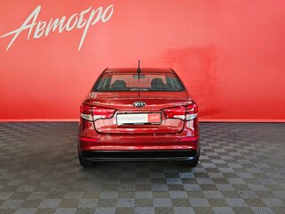 2017 Kia Rio III Рестайлинг, красный, 1020000 рублей, вид 4