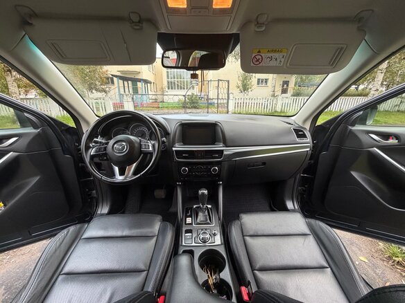 2017 Mazda CX-5 I Рестайлинг, синий, 1790000 рублей - вид 13