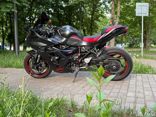 2018 Kawasaki Ninja H2 SX, серый, 1150000 рублей, вид 5