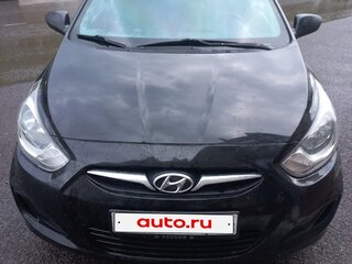 2012 Hyundai Solaris I, чёрный, 550000 рублей, вид 3