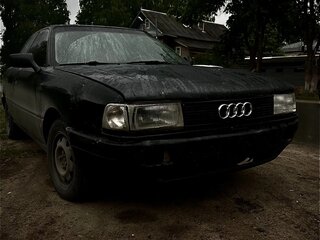1990 Audi 80 IV (B3), чёрный, 70000 рублей, вид 4