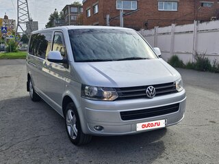 2012 Volkswagen Caravelle LWB Long T5 Рестайлинг, серебристый, 2300000 рублей, вид 1