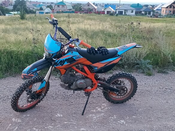 2023 Kayo Evolution YX140EM, синий, 65000 рублей - вид 1