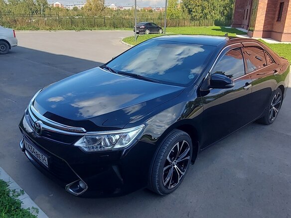 2016 Toyota Camry VII (XV50) Рестайлинг, чёрный, 2450000 рублей - вид 27