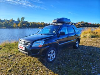 2008 Kia Sportage II, чёрный, 720000 рублей, вид 3